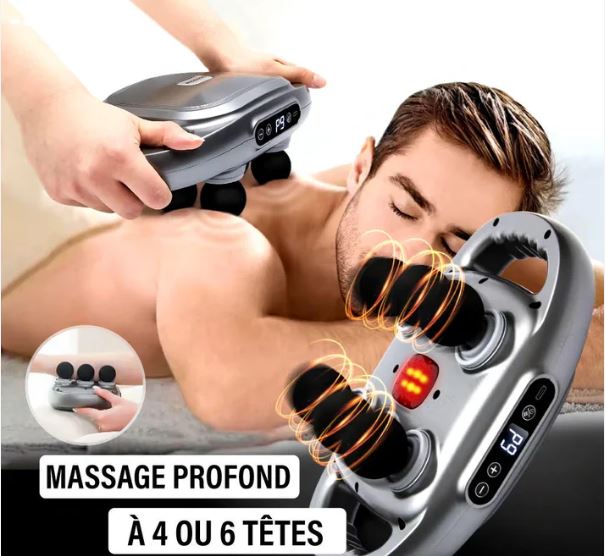 PISTOLET DE MASSAGE PAR VIBRATION Soulagez vos tensions musculaires rapidement