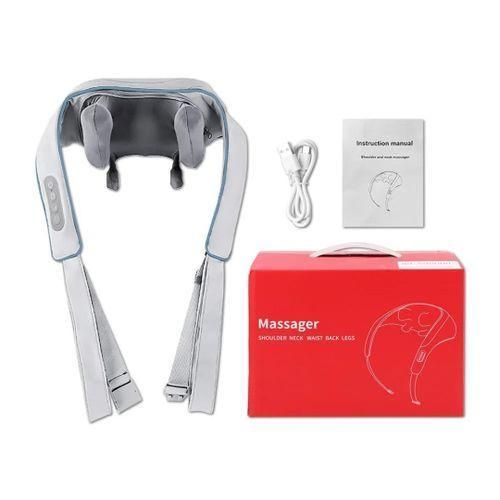 Châle de massage cervical électrique, sans fil, aste, portable, métropolitain, pétrissage du cou, masseur chaud